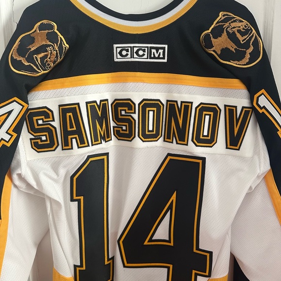 Vintage earls 2000s CCM Boston Bruins Sergei Samsonov jersey! - Picture 3 of 6
